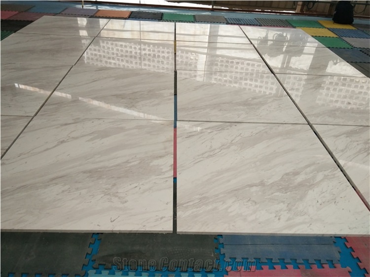 Greece Quarry Export Piaget White Marble Slabs, Tiles Floors