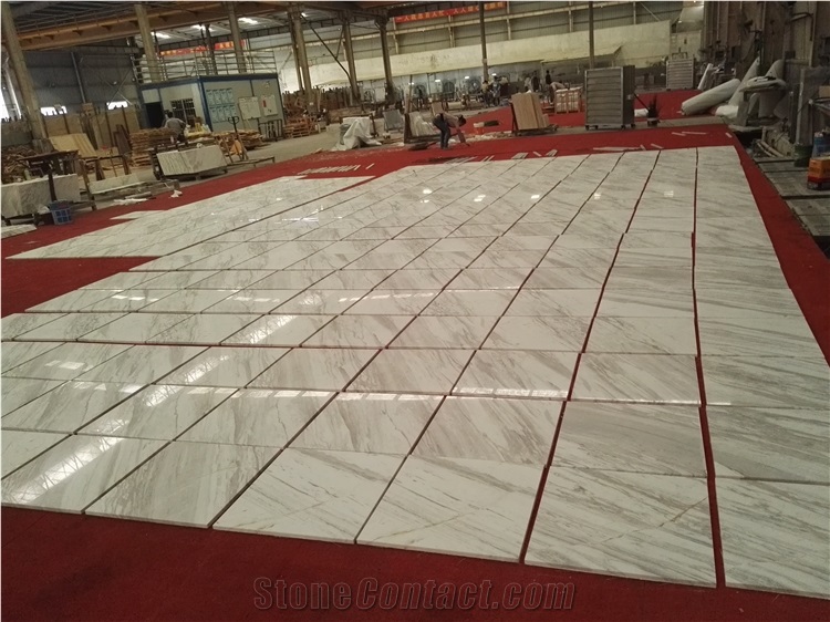 Greece Quarry Export Piaget White Marble Slabs, Tiles Floors