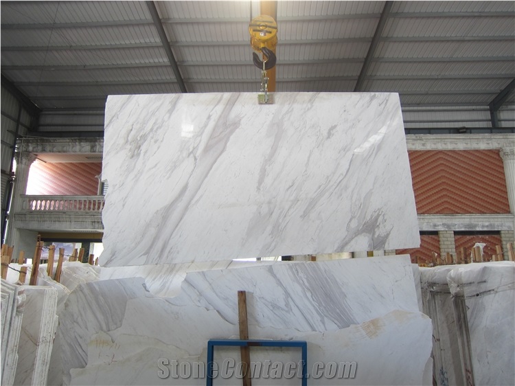 Prefab Size Piaget White Marble Slabs, Tiles Floors
