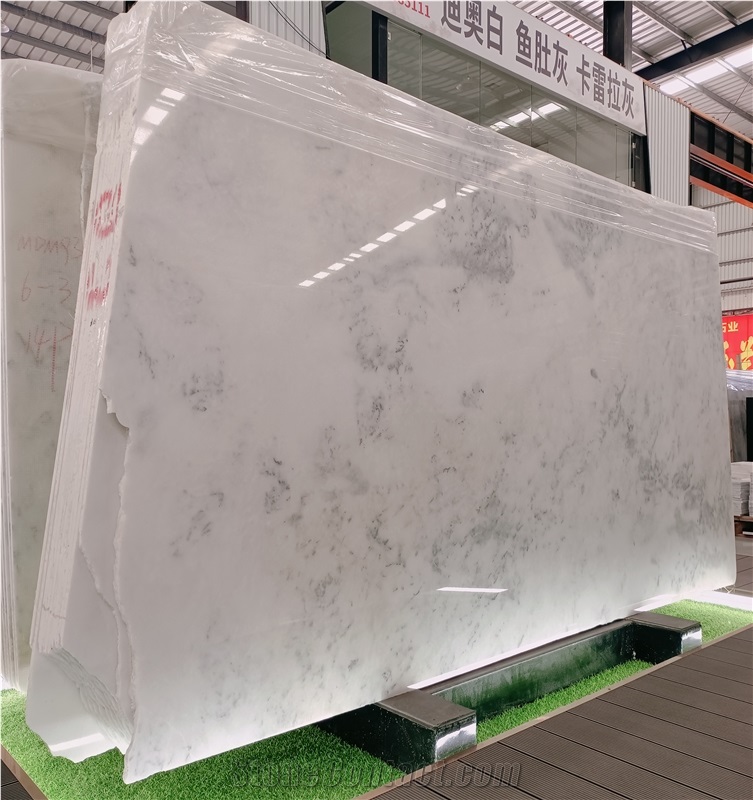 Italy White Marble Slab, Dior White Marble Tiles And Slabs