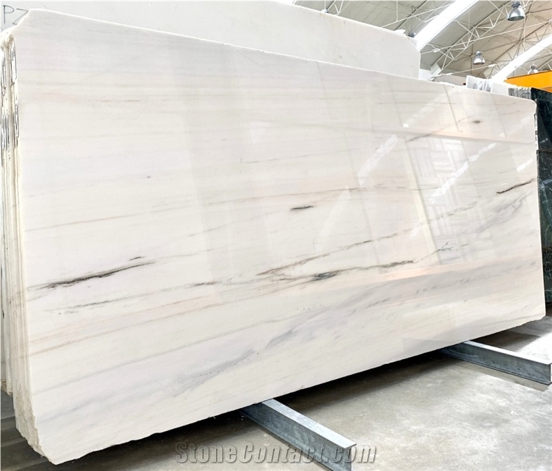 Bianco Lasa Covelano Marble Slabs