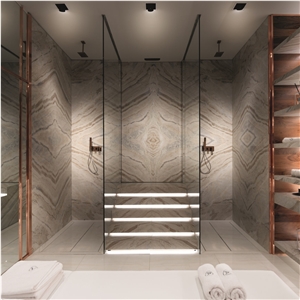 Beige Quartzite Slab And Tile For Floor A Nd Wall