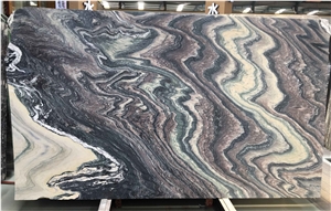 Cipollino Purple Green Marble Slab