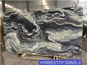 Cipollino Purple Green Marble Slab