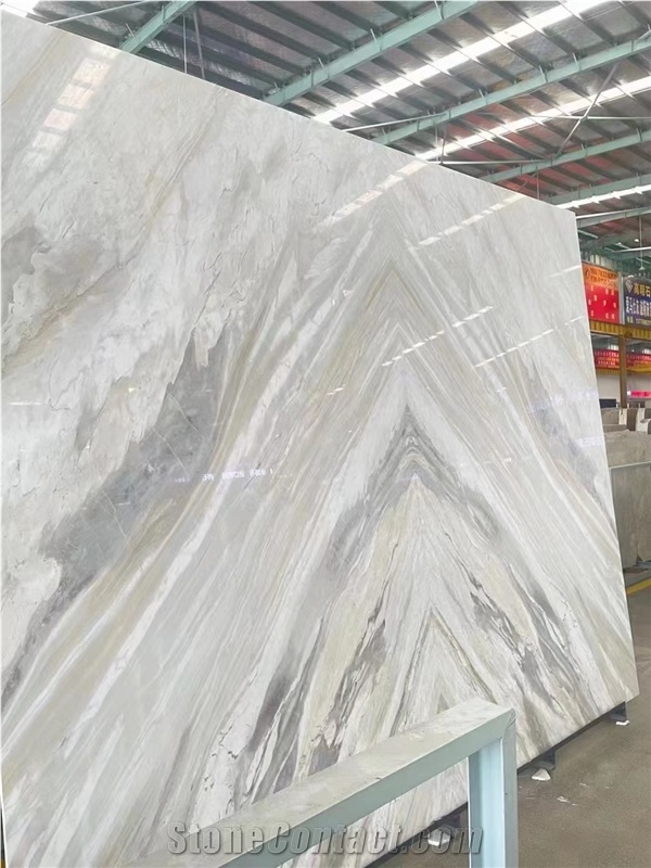 Elizabeth White Marble Slabs