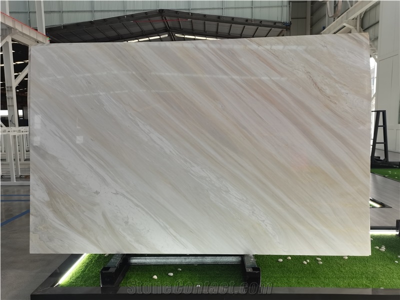 Elizabeth White Marble Slabs
