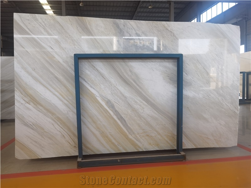 Elizabeth White Marble Slabs