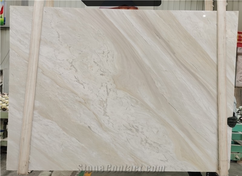 Pallas White Marble Slab