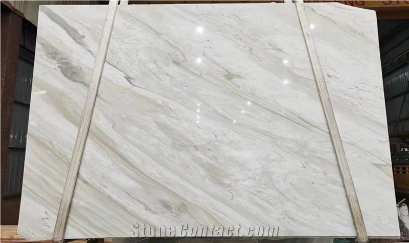 Pallas White Marble Slab