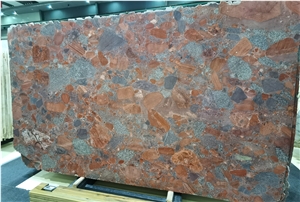 Brazil Rhodium Bahia Red Granite Slab Brazil Rhodium Bahia Red Granite Slab