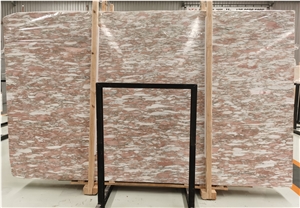 Norwegian Furuli Rose Red Marble Slab