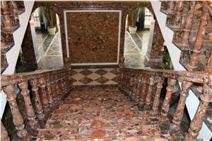 Rosso Marinace Red Granite Slab
