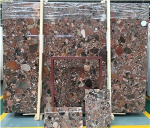 Rosso Marinace Red Granite Slab