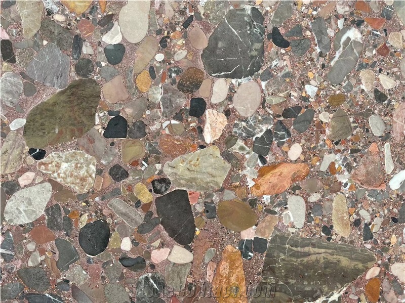 Rosso Marinace Red Granite Slab