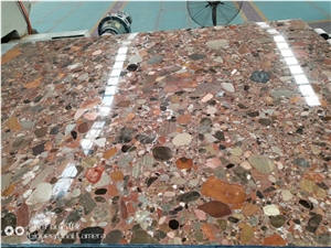 Rosso Marinace Red Granite Slab
