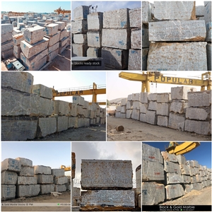 Afghan Portoro Marble Blocks From Own Quarry