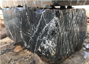 Black And White Marble Blocks Similar To Marquina