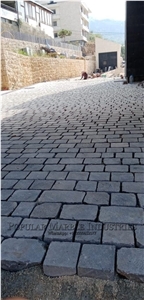 Gray Granite Cobblestone From Pakistan