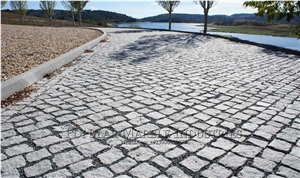 Gray Granite Cobblestone From Pakistan