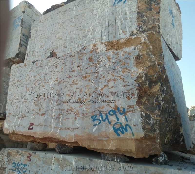 Nero Portoro Marble Blocks
