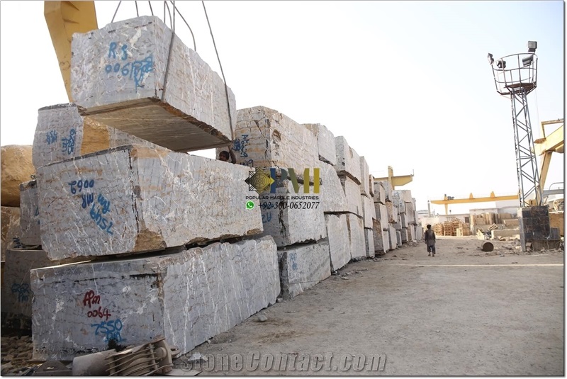 Pakistani Black And Gold , Portoro Marble Blocks