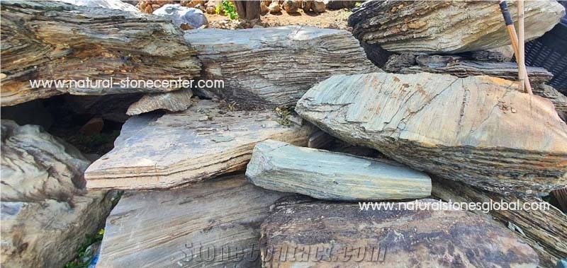 Slate Stone Hardscape, Flagstone Paver, Walkway