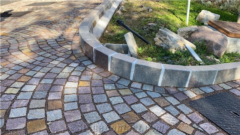 Porphyry Kerbstones - Curbstones-Walkway Kerbstone