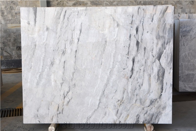 Sky Silver Marble Tiles & Slabs