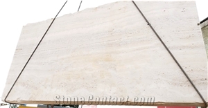 Bianco Travertine Slabs - Vein-Cut