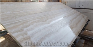 Classico Alabastrino Travertine Slabs - Vein-Cut