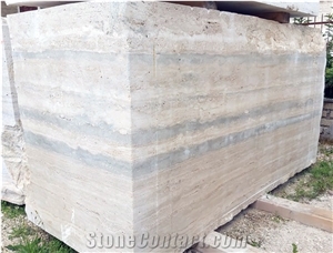 Ocean Blue Travertine Blocks
