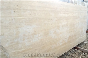 Roman Classico Light Travertine Slabs - Vein-Cut