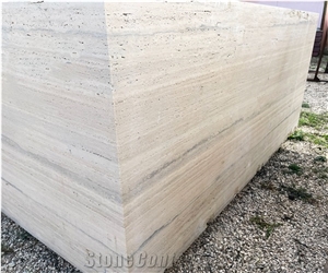 Silver Travertine Blocks