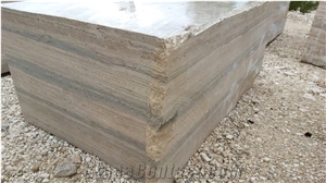 Silver Travertine Blocks