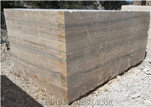 Silver Travertine Blocks