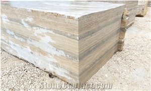 Silver Travertine Blocks