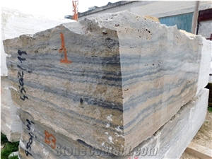 Titanium Travertine Blocks
