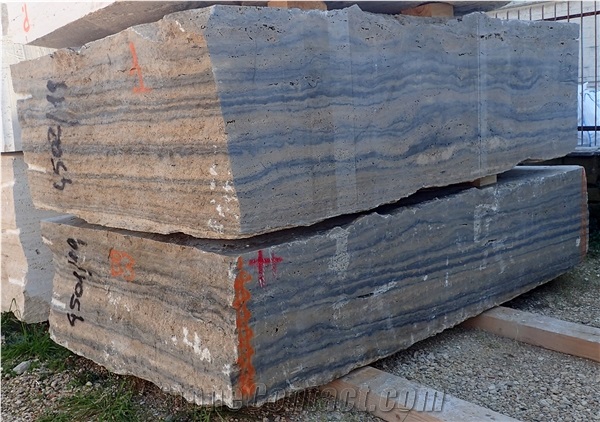 Titanium Travertine Blocks
