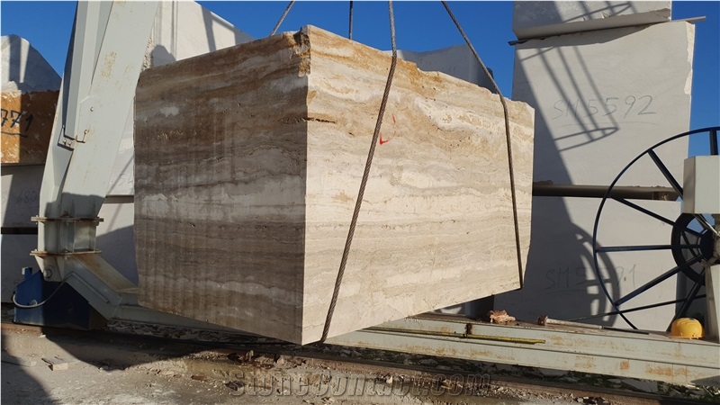 Ocean Blue Travertine Slabs