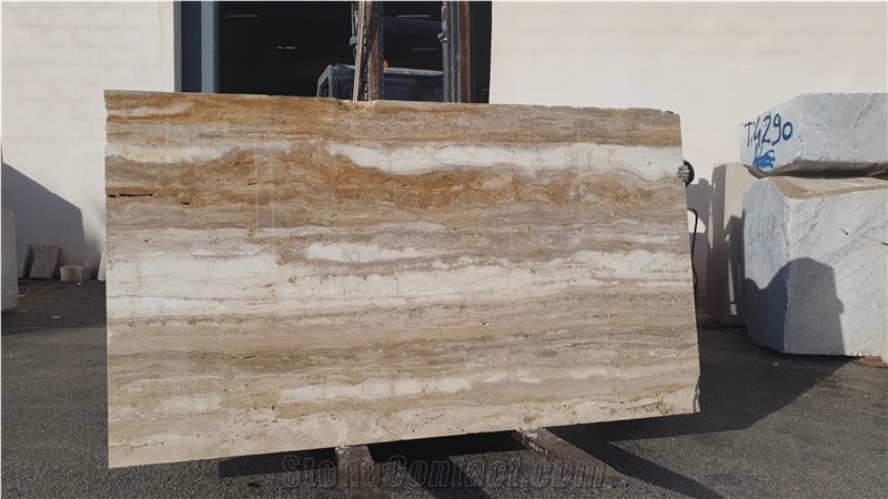 Ocean Blue Travertine Slabs