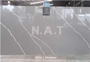 Vietnam Grey Quartz - Grey Montana Quartz Slabs