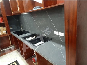 Vietnam Grey Quartz - Grey Montana Quartz Slabs