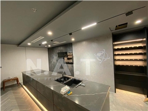 Vietnam Grey Quartz - Grey Montana Quartz Slabs