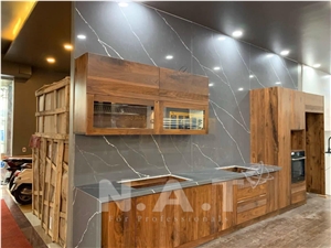 Vietnam Grey Quartz - Grey Montana Quartz Slabs