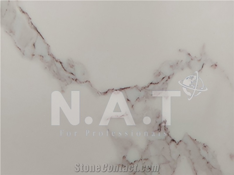 Vietnam White Artificial Marble-Calacatta Binaco Quartz Kitchen Countertop