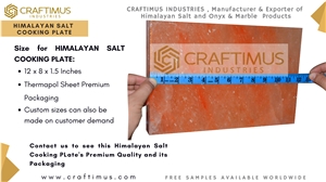 Himalayan Salt Cooking Plate / Cooking Slab