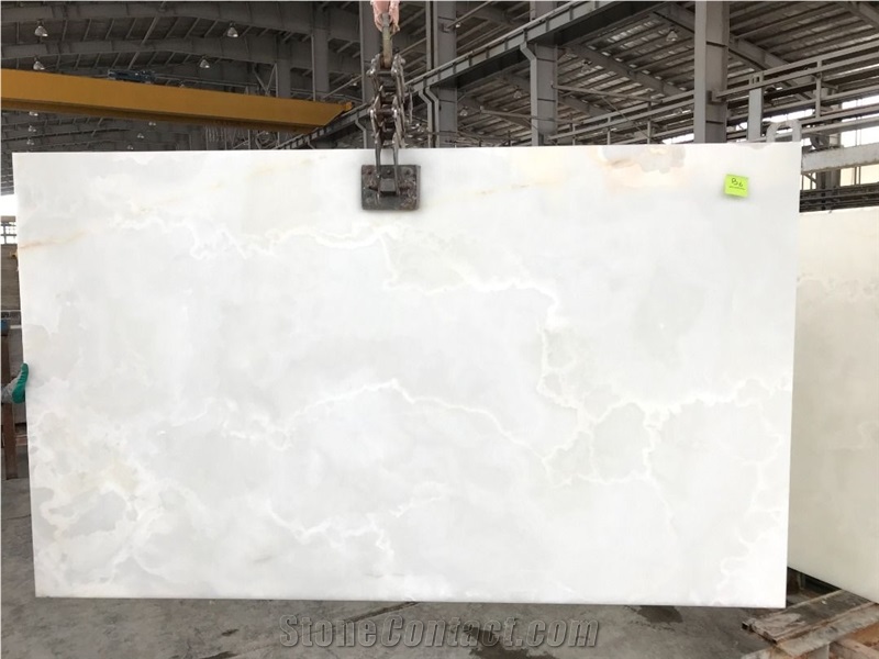 Pure White Onyx Slabs