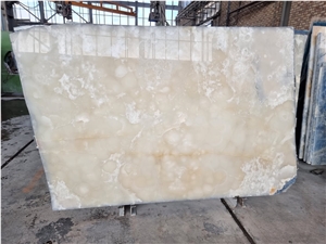 Pure White Onyx Slabs