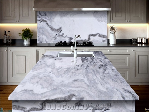 Glassy Marble Slabs
