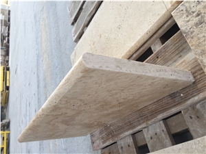 Philadelphia Bullnose Travertine Pool Copings